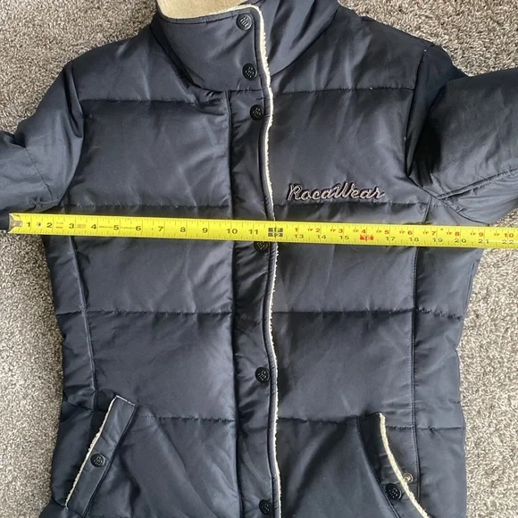 RocaWear *Vintage Y2K* Duck Down / Feather Black Puffer Jacket, Women’s L